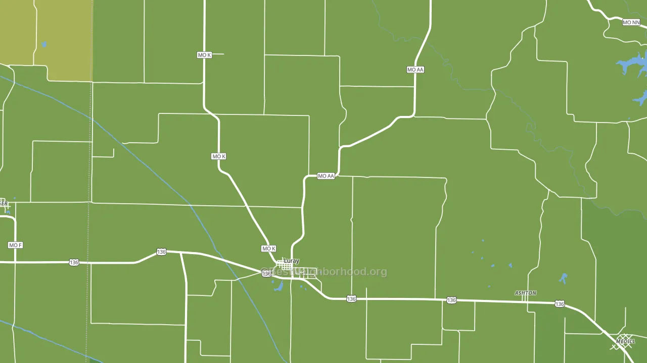 63453, MO block-group voter-turnout map