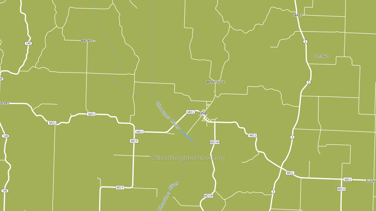 63538, MO block-group voter-turnout map