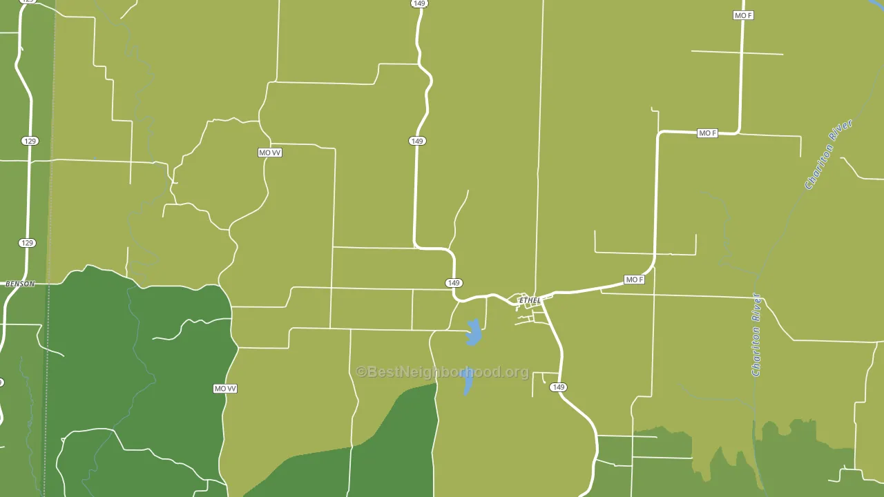 63539, MO block-group voter-turnout map