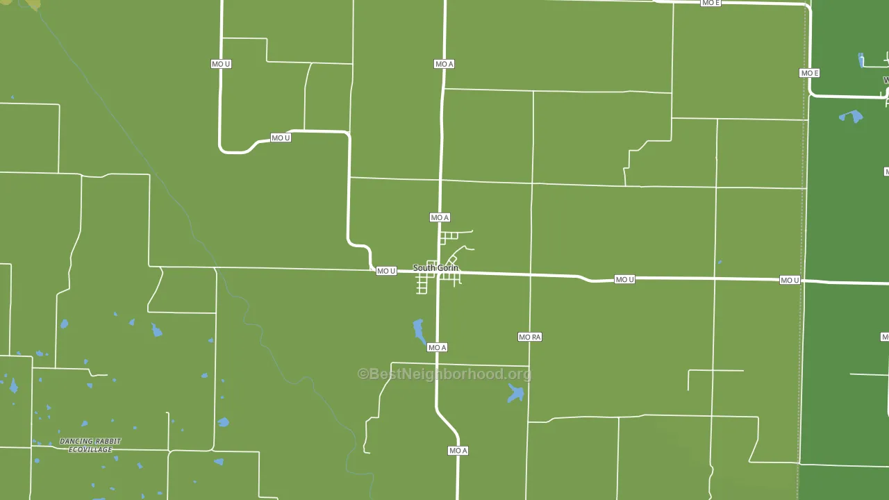 63543, MO block-group voter-turnout map
