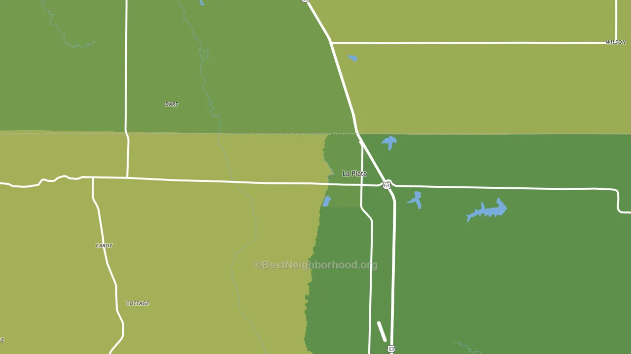 63549, MO block-group voter-turnout map