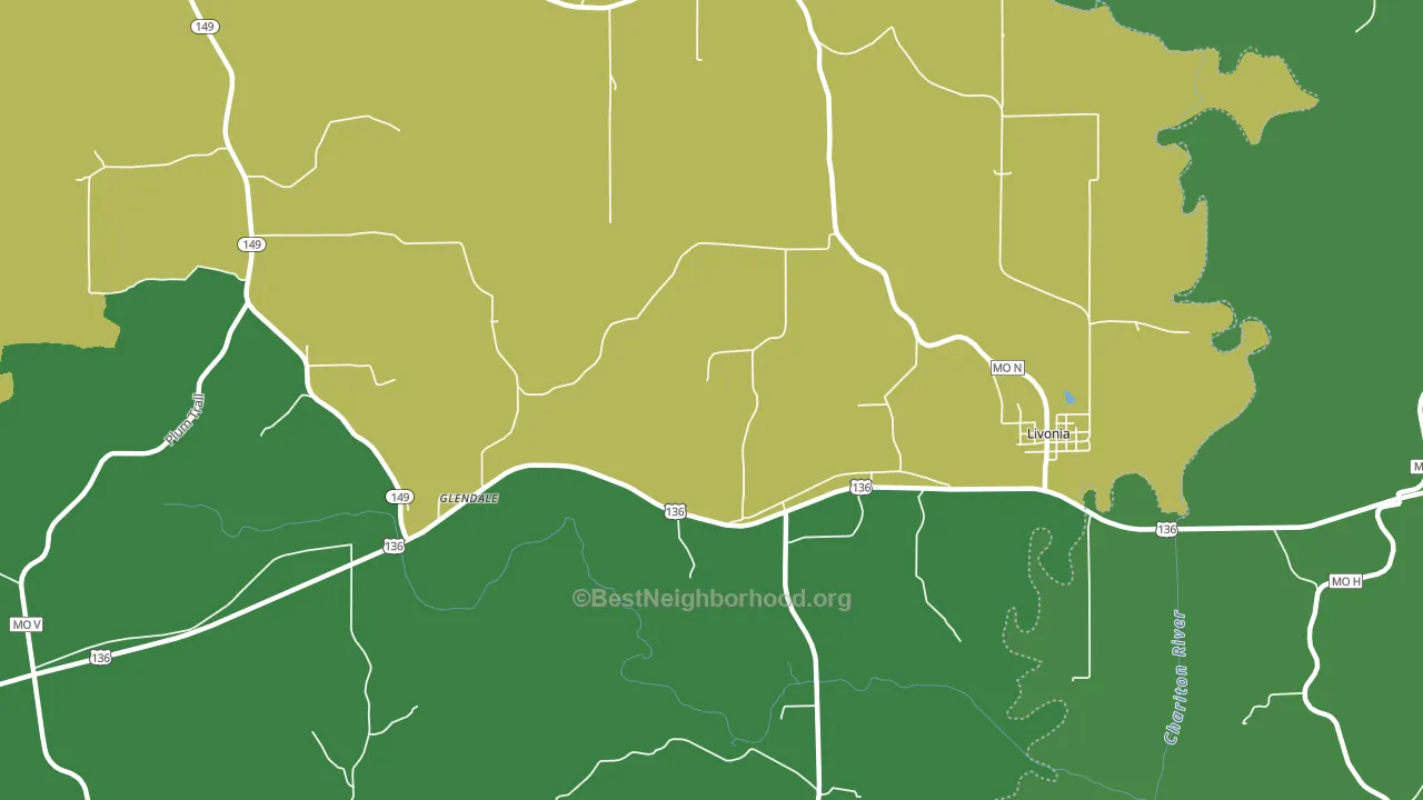 63551, MO block-group voter-turnout map