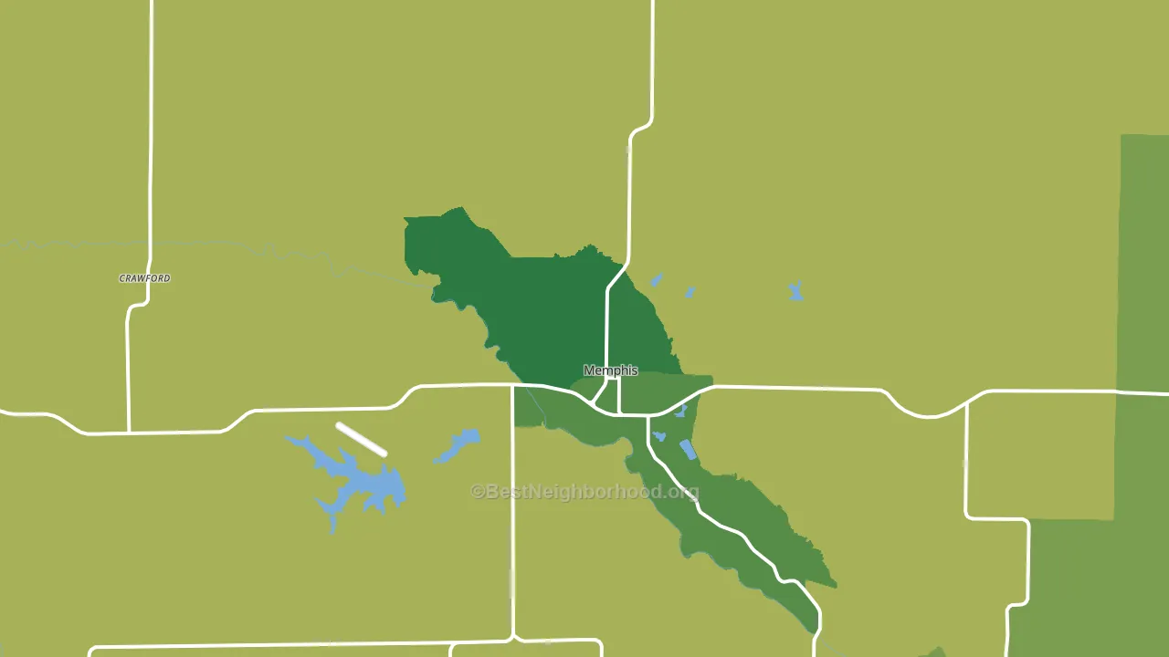 63555, MO block-group voter-turnout map