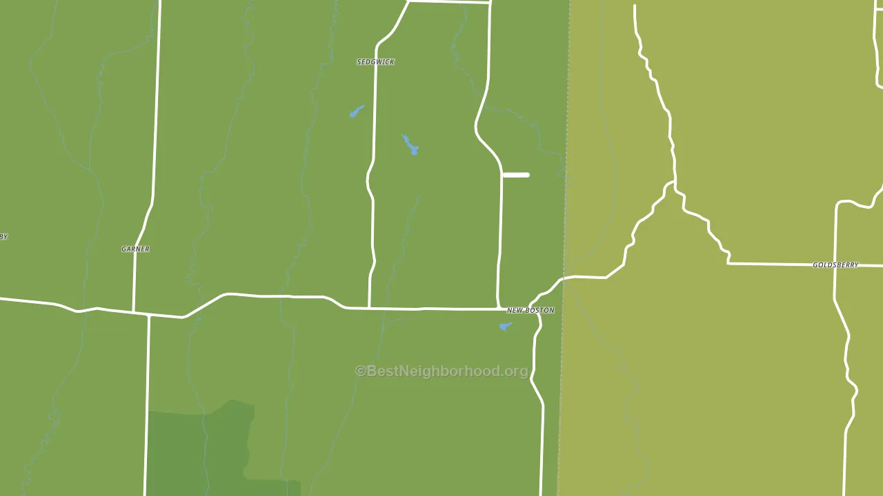 63557, MO block-group voter-turnout map