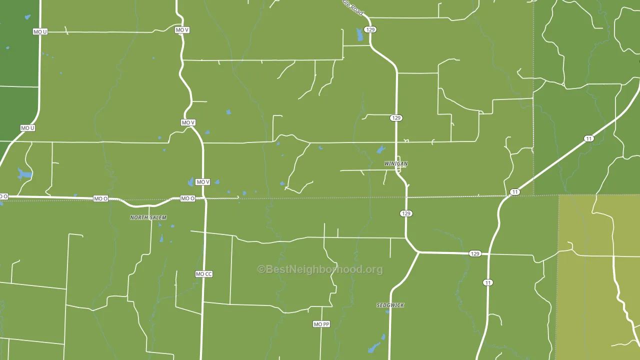 63566, MO block-group voter-turnout map