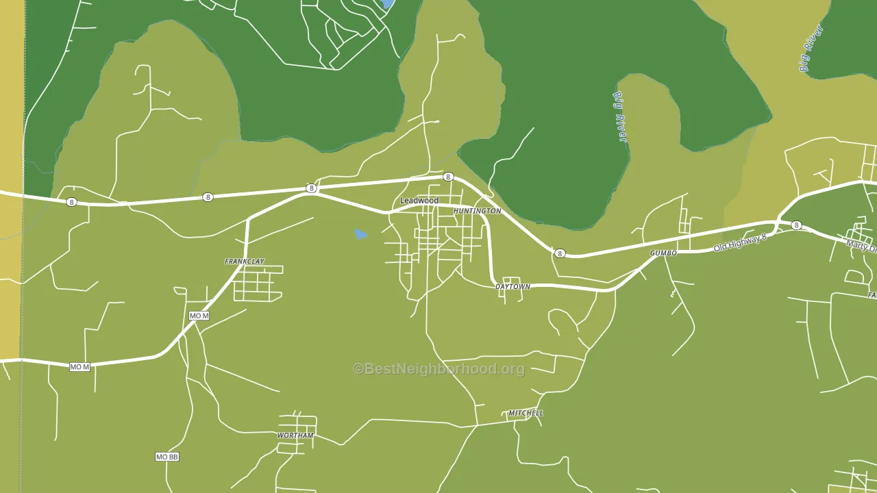63653, MO block-group voter-turnout map