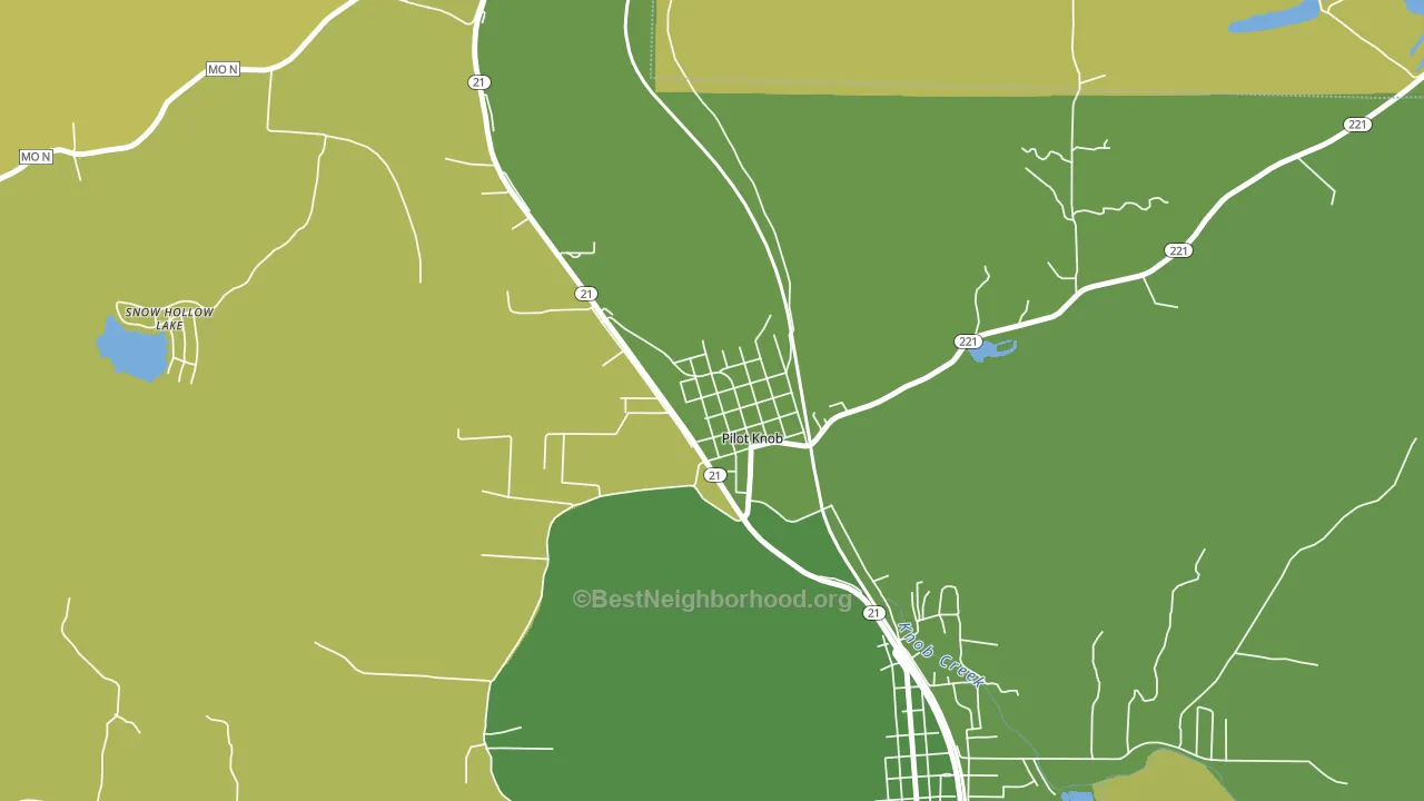 63663, MO block-group voter-turnout map
