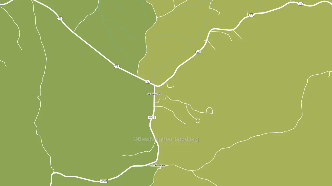 63666, MO block-group voter-turnout map