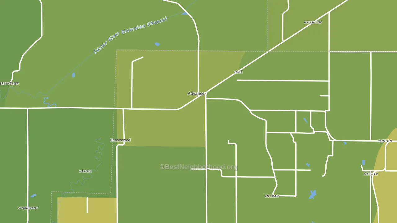 63730, MO block-group voter-turnout map