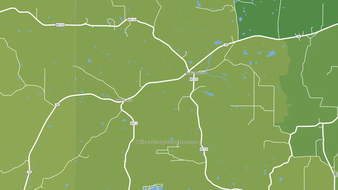 63739, MO block-group voter-turnout map