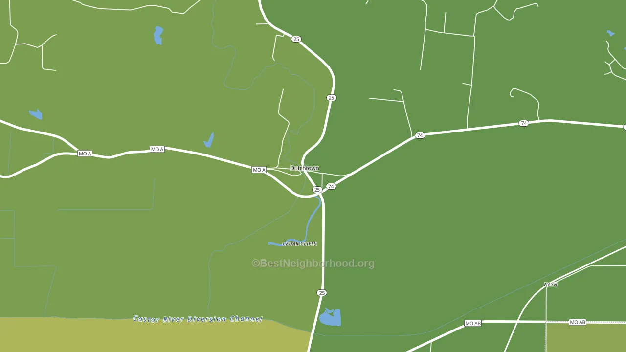 63745, MO block-group voter-turnout map