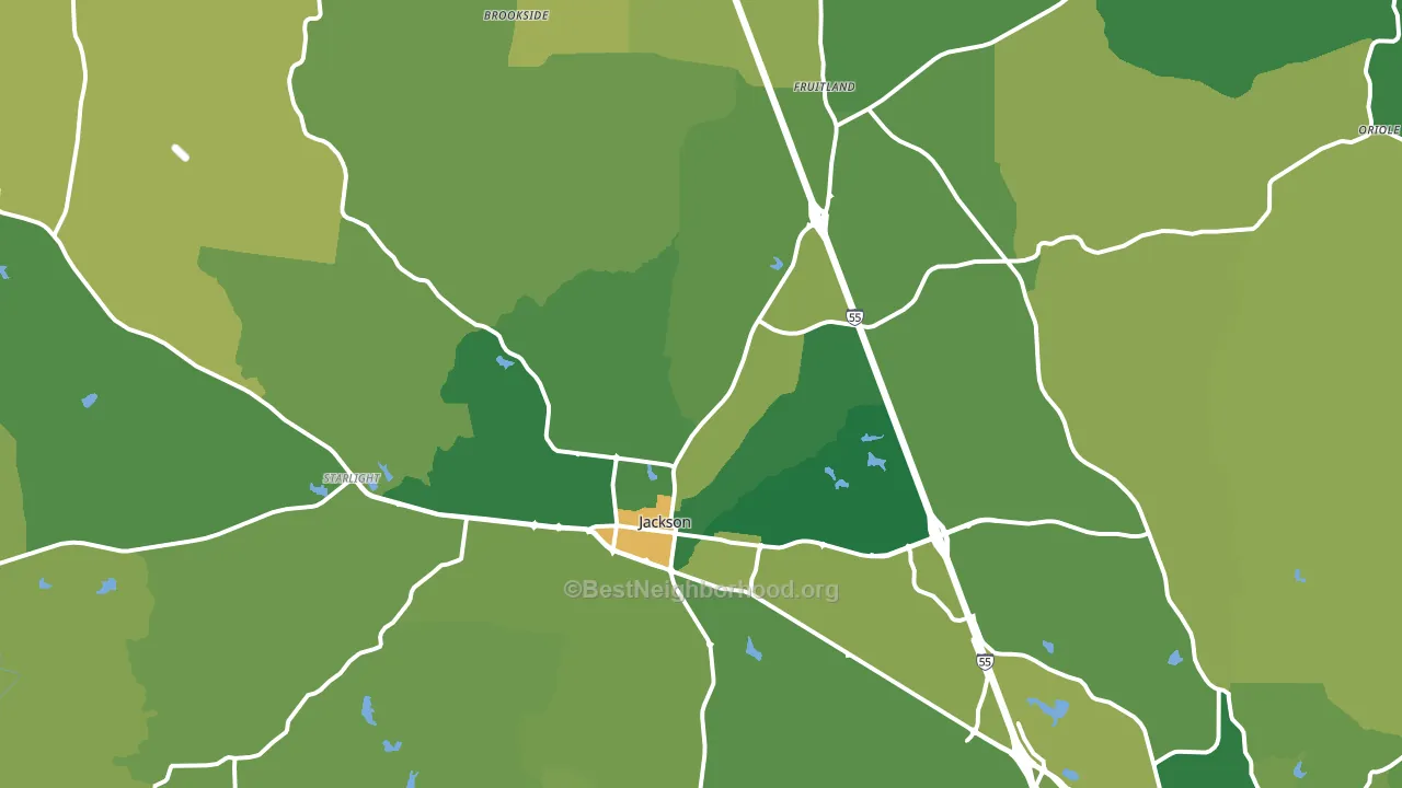 63755, MO block-group voter-turnout map