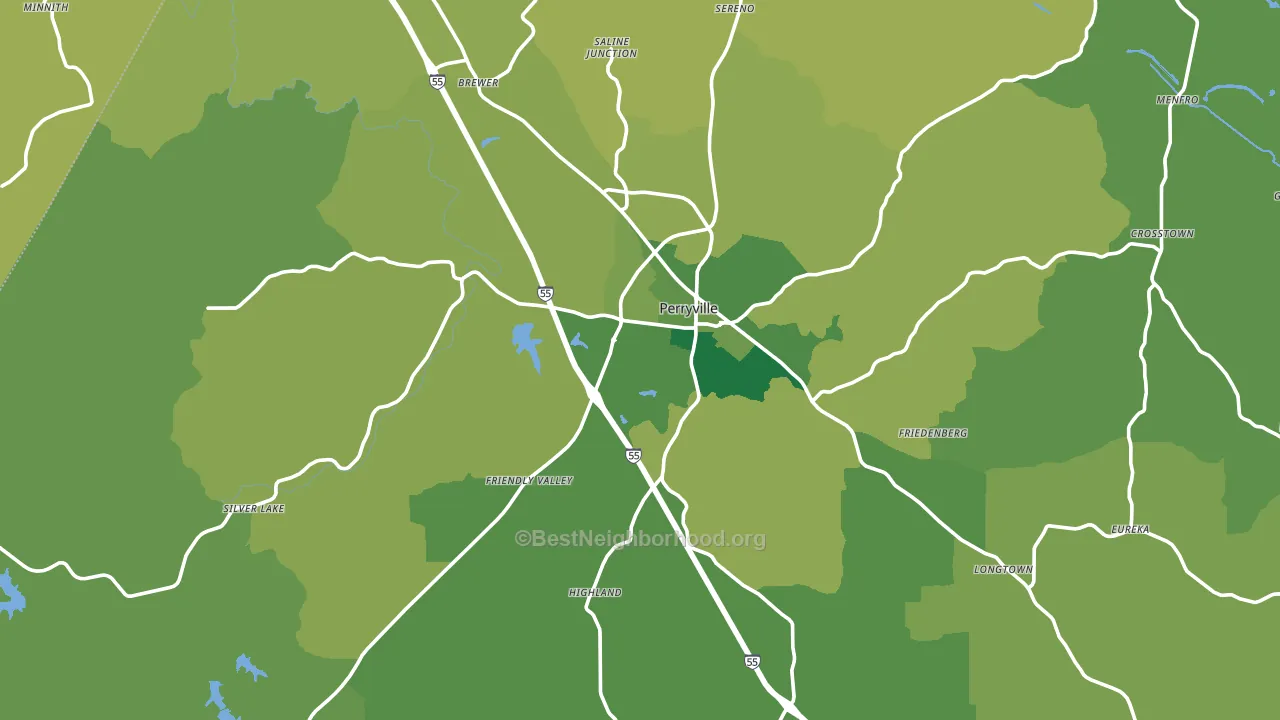63775, MO block-group voter-turnout map