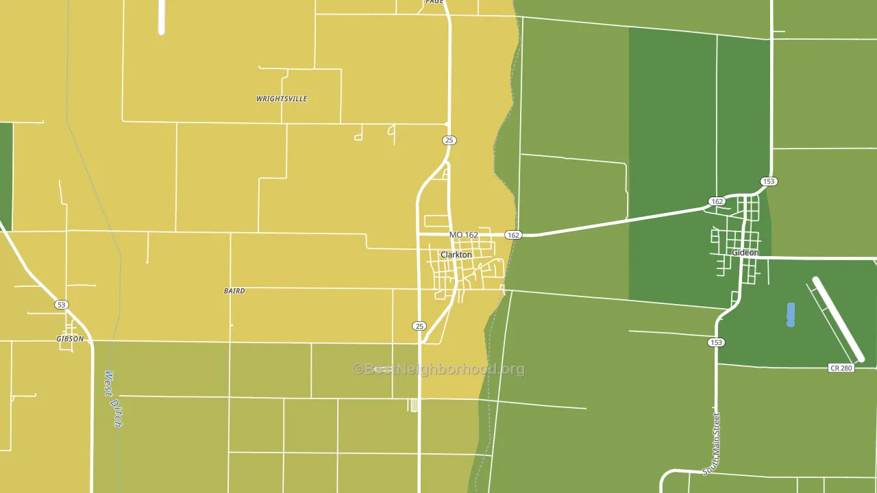 63837, MO block-group voter-turnout map
