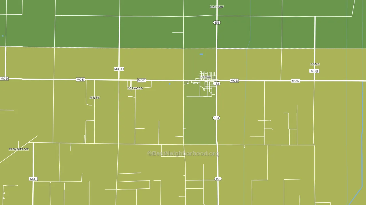63870, MO block-group voter-turnout map