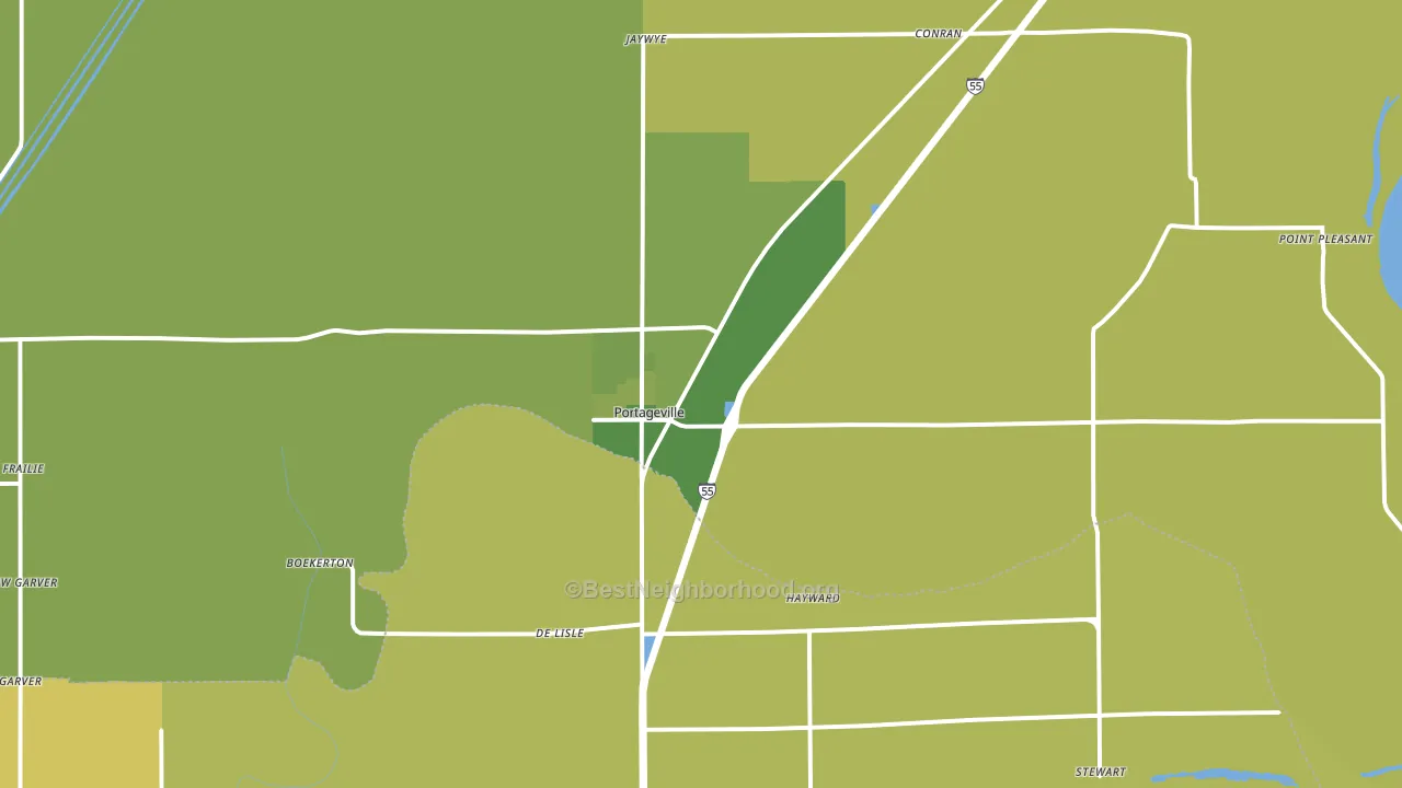 63873, MO block-group voter-turnout map