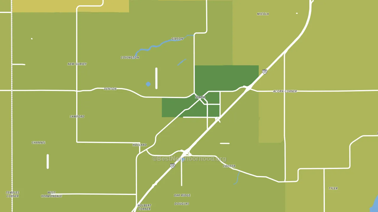 63877, MO block-group voter-turnout map