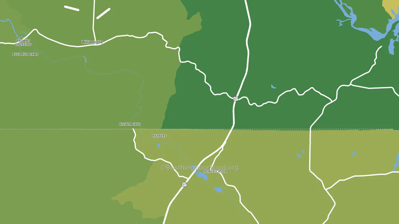 63967, MO block-group voter-turnout map