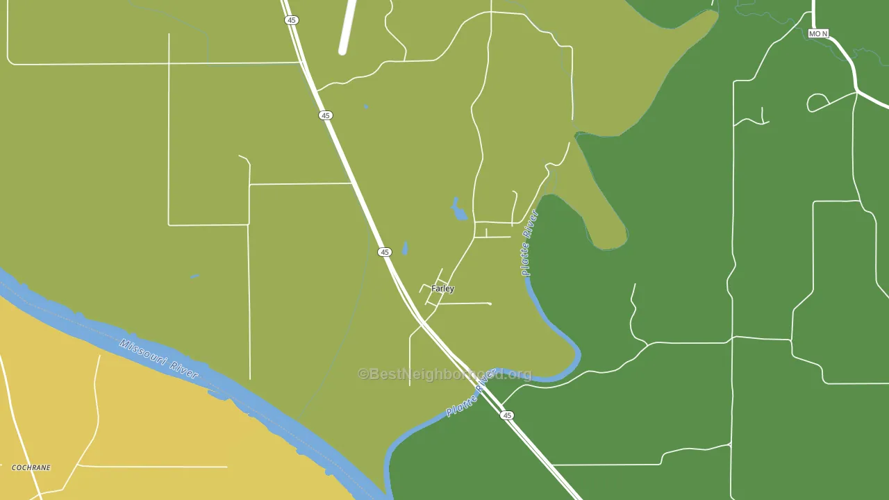 64028, MO block-group voter-turnout map