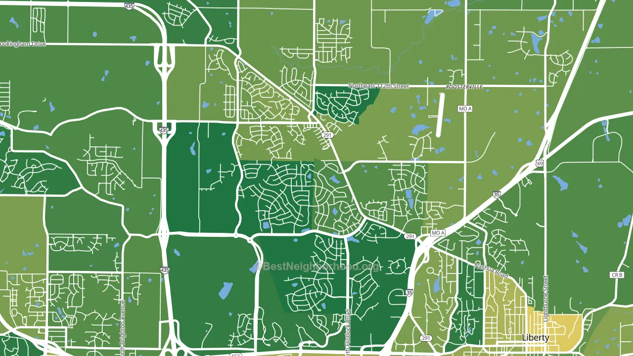 64157, MO block-group voter-turnout map