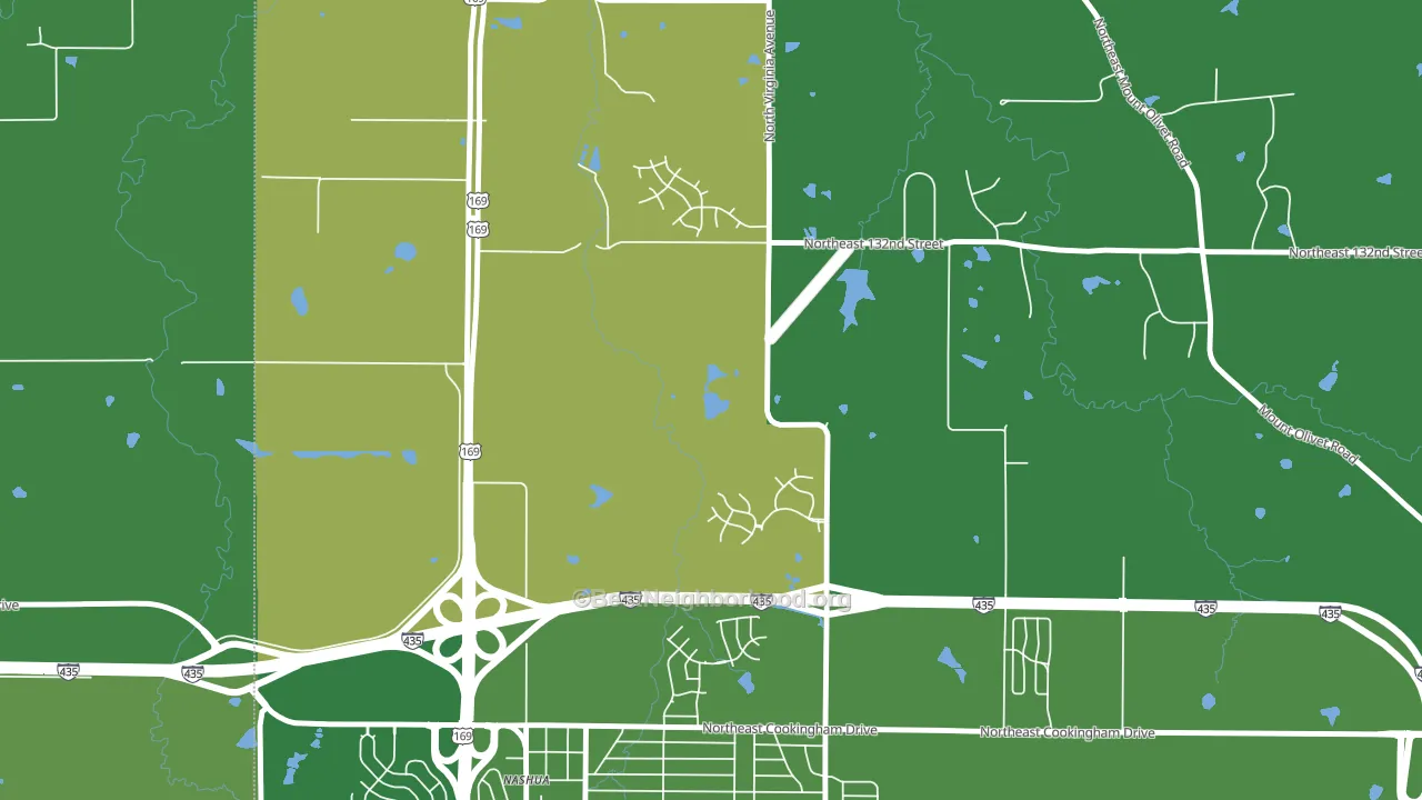 64165, MO block-group voter-turnout map