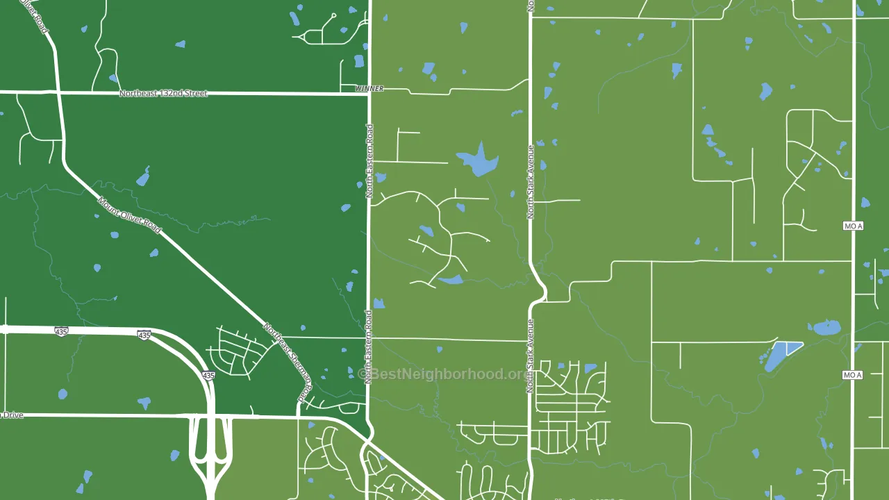 64167, MO block-group voter-turnout map