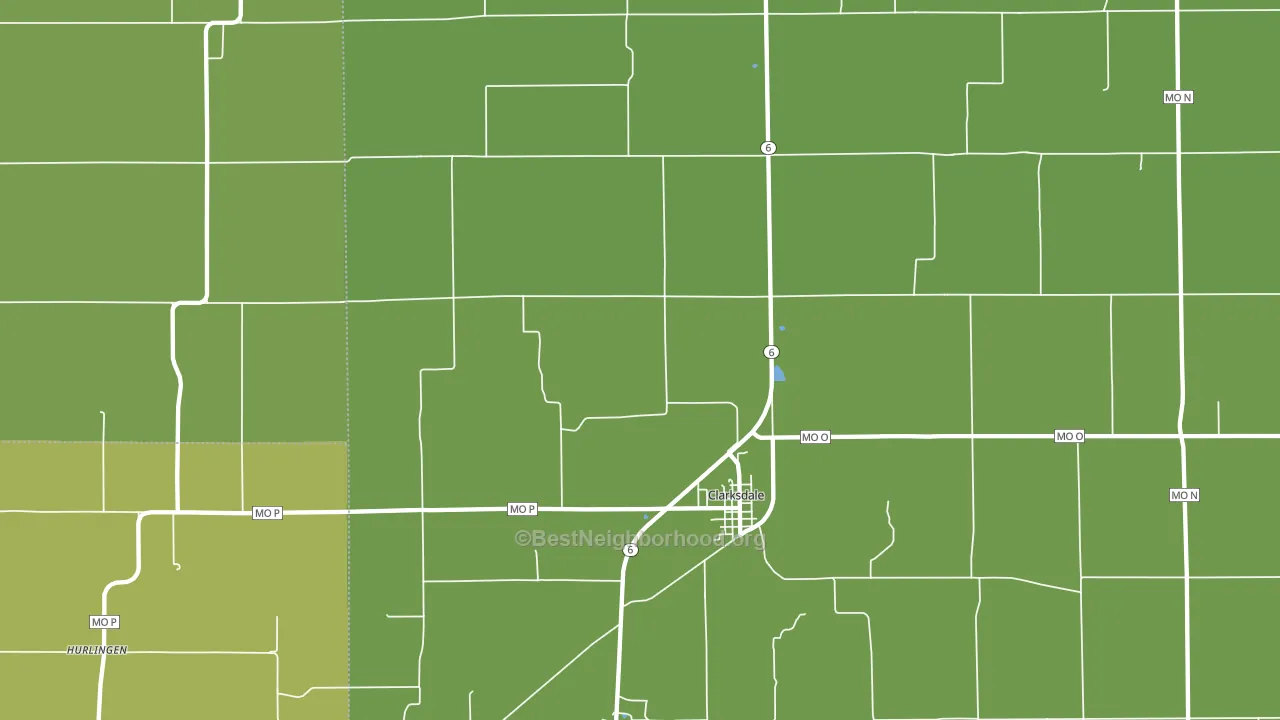 64430, MO block-group voter-turnout map