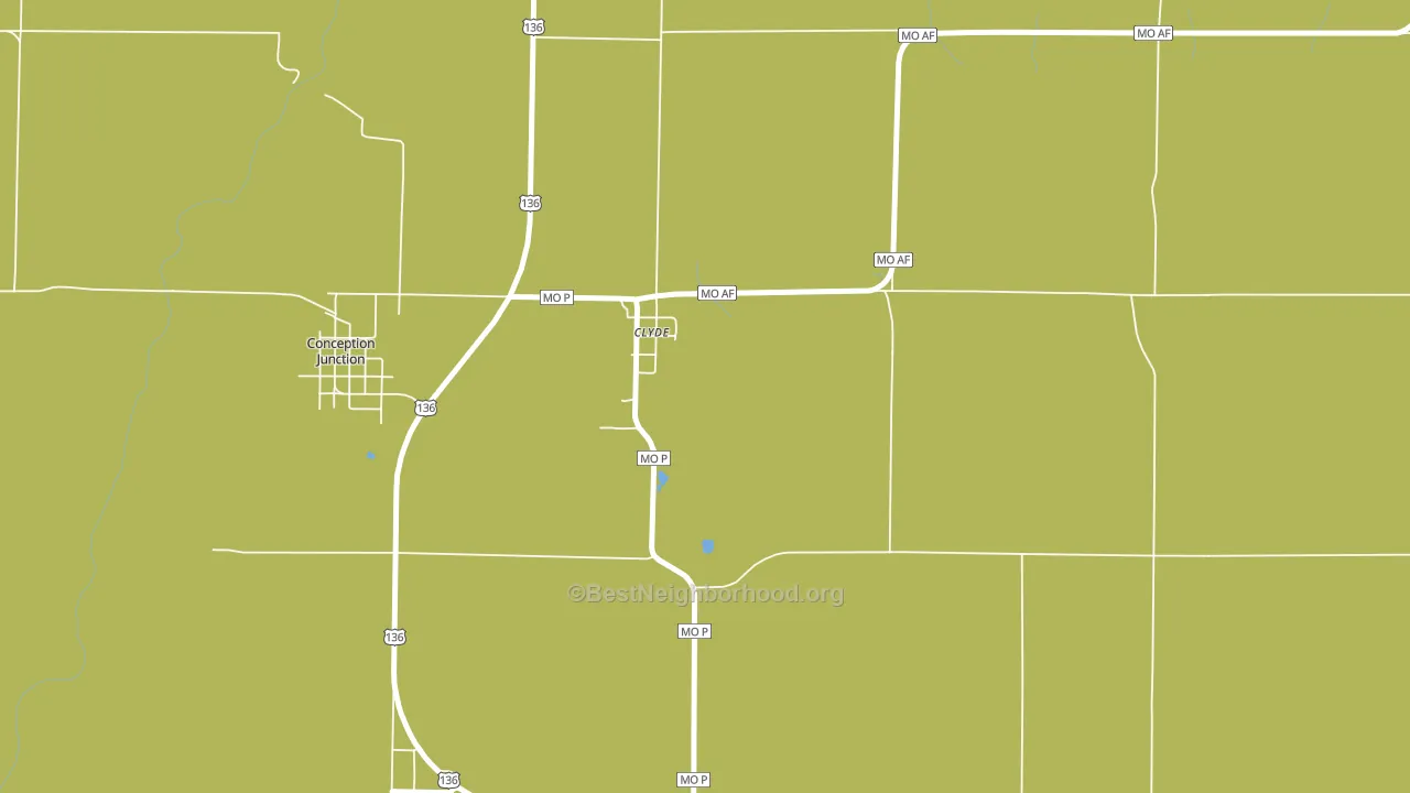 64432, MO block-group voter-turnout map