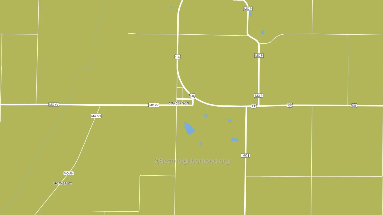 64433, MO block-group voter-turnout map