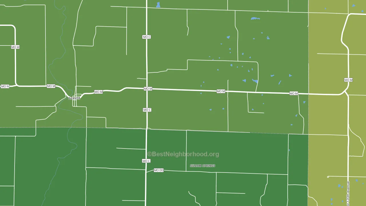64441, MO block-group voter-turnout map