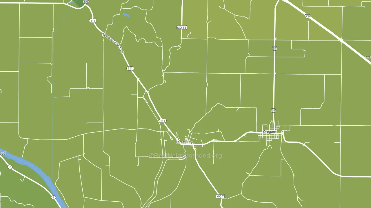 64451, MO block-group voter-turnout map
