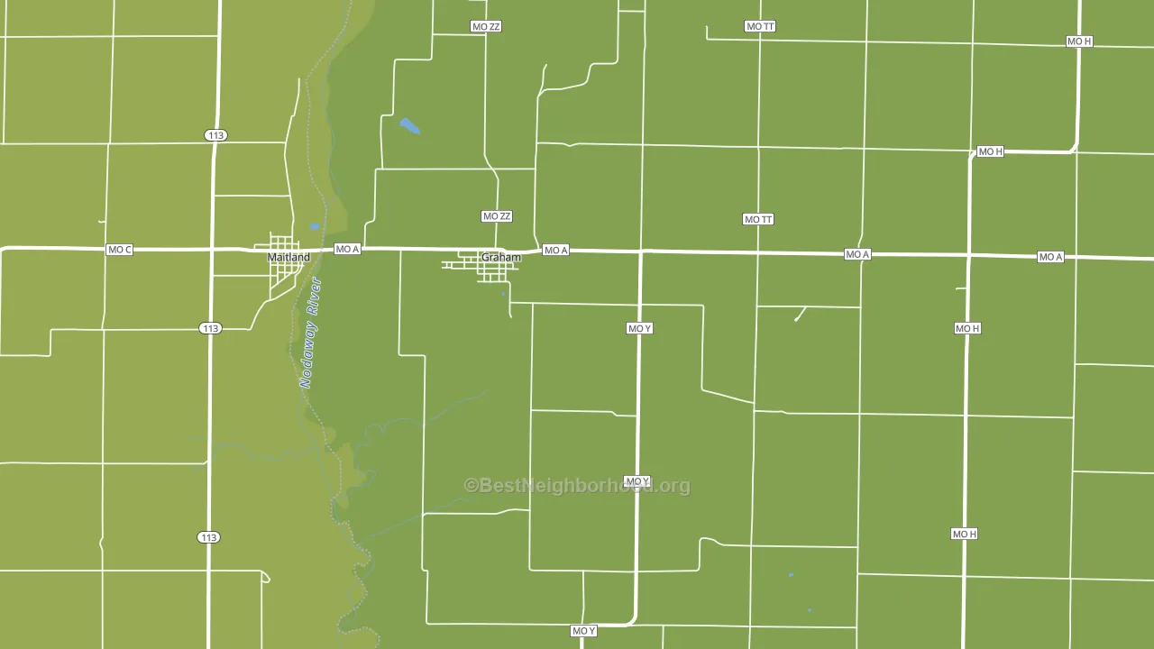 64455, MO block-group voter-turnout map