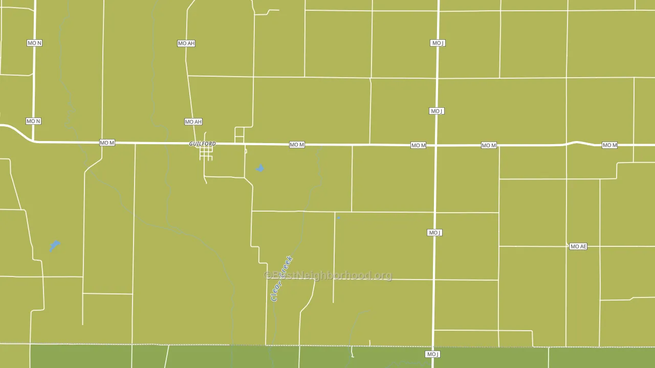 64457, MO block-group voter-turnout map