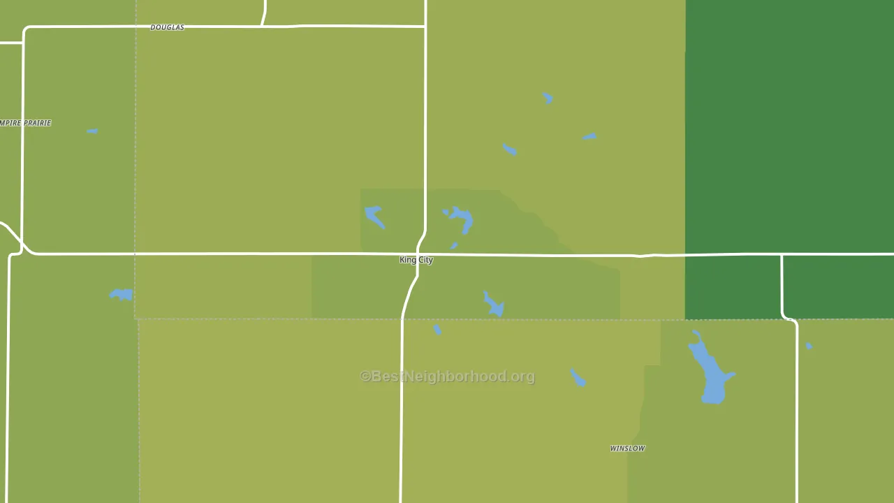 64463, MO block-group voter-turnout map