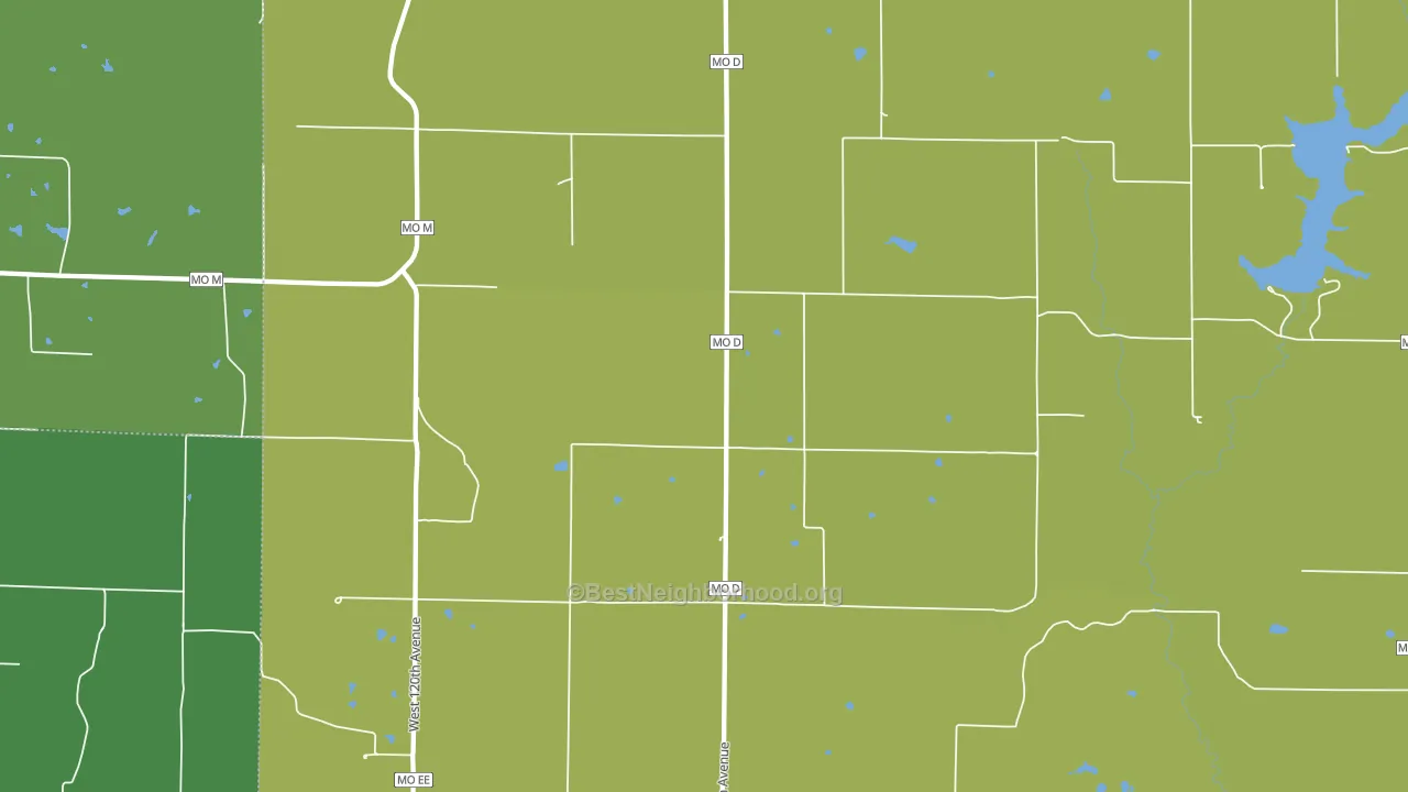 64467, MO block-group voter-turnout map