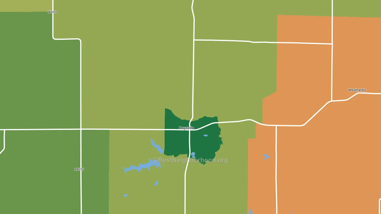 64469, MO block-group voter-turnout map
