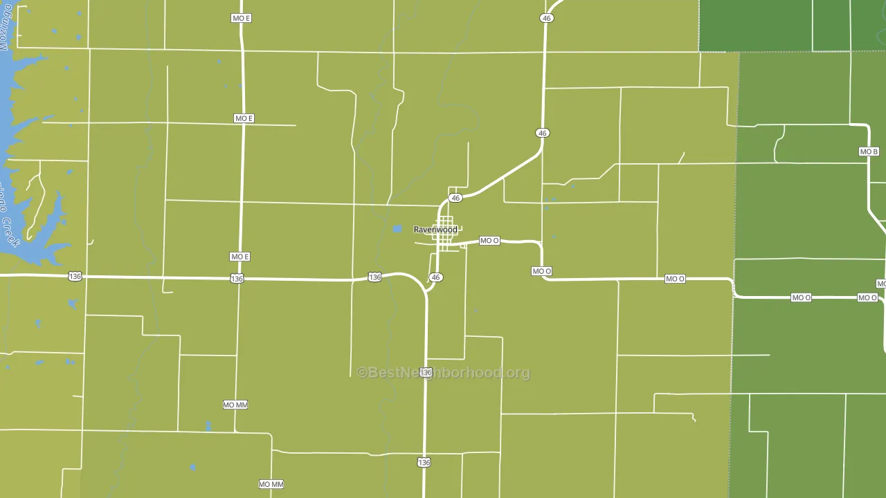 64479, MO block-group voter-turnout map