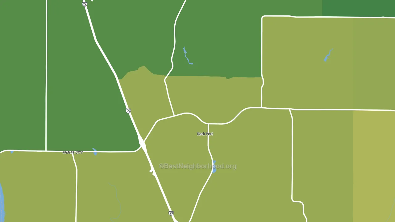 64482, MO block-group voter-turnout map