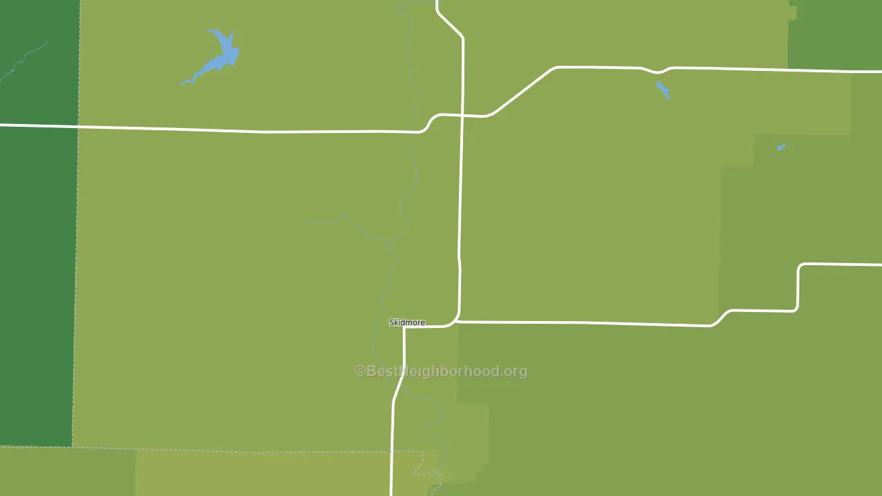 64487, MO block-group voter-turnout map