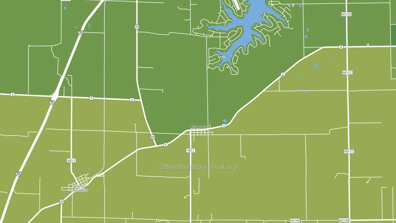 64620, MO block-group voter-turnout map