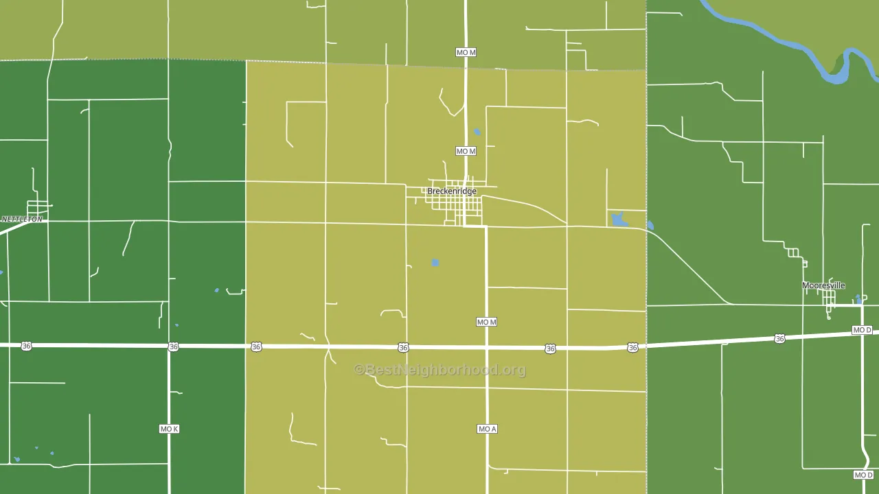 64625, MO block-group voter-turnout map