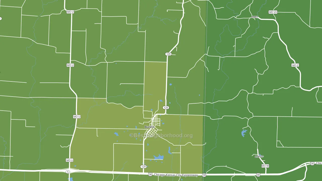 64631, MO block-group voter-turnout map