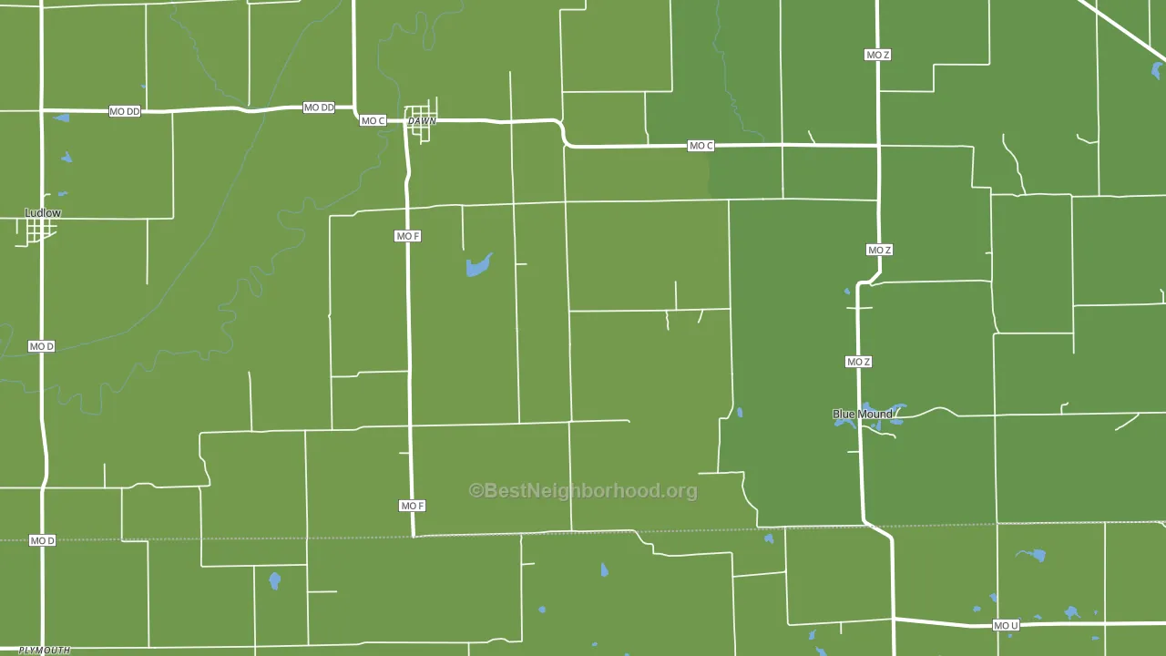 64638, MO block-group voter-turnout map