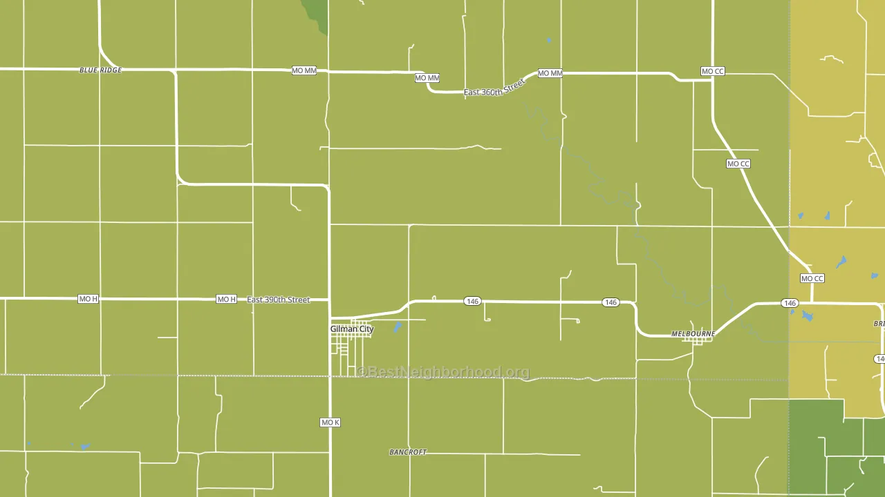 64642, MO block-group voter-turnout map