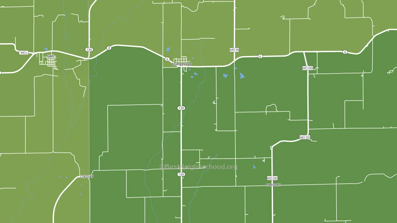 64646, MO block-group voter-turnout map