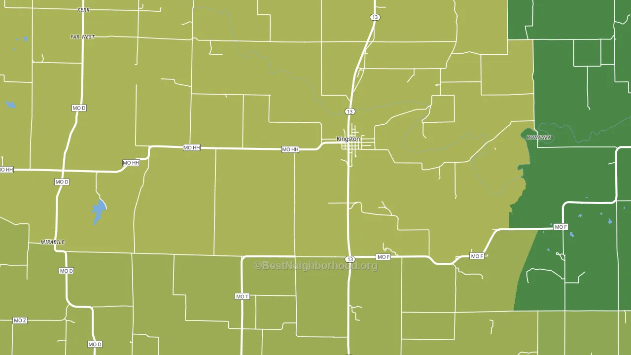 64650, MO block-group voter-turnout map
