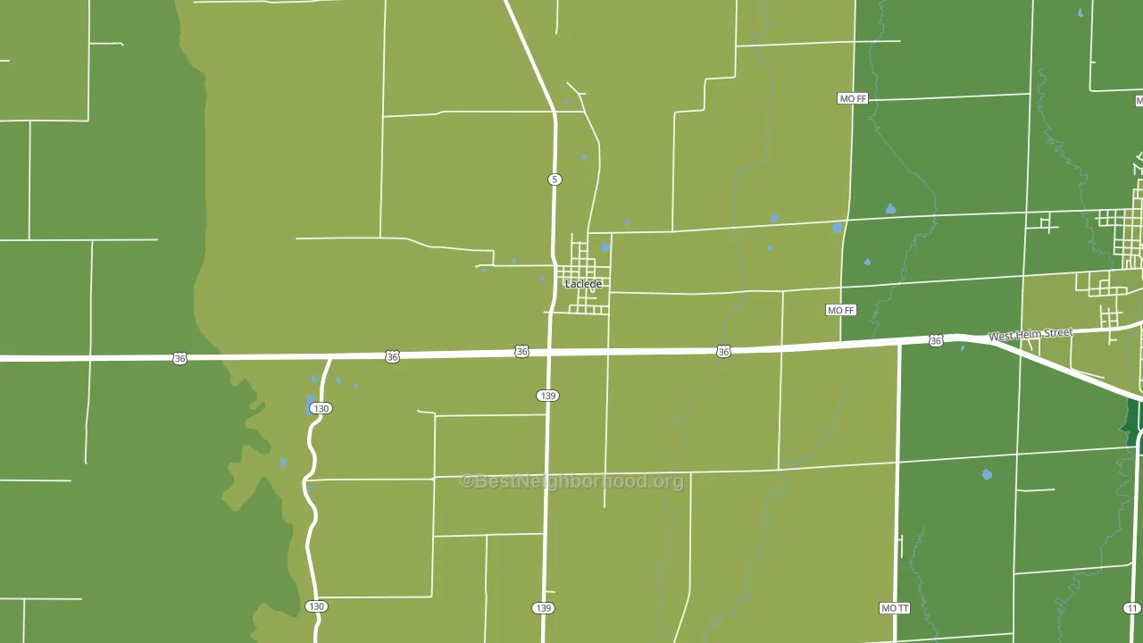 64651, MO block-group voter-turnout map