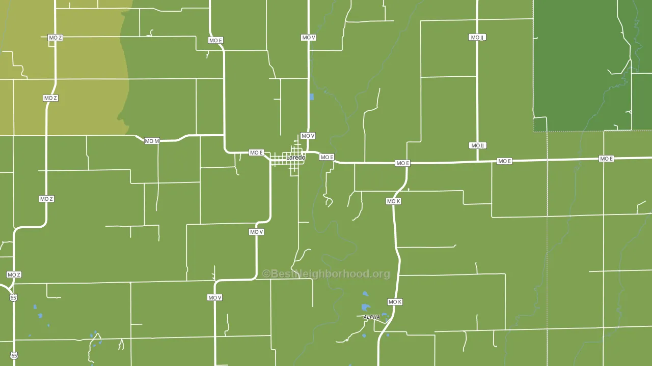 64652, MO block-group voter-turnout map
