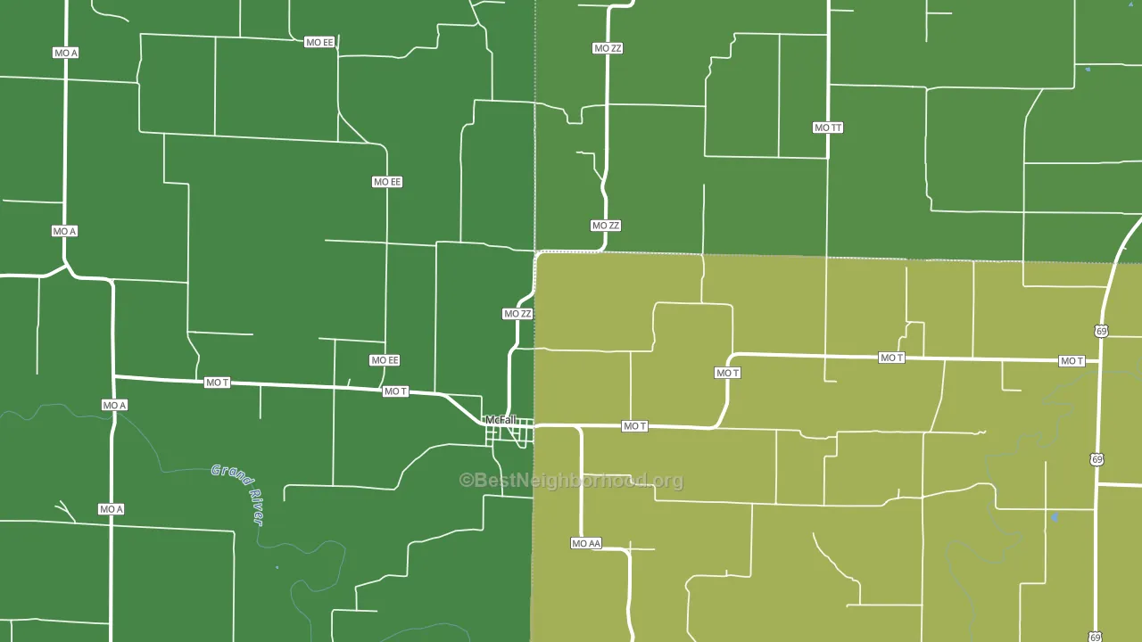 64657, MO block-group voter-turnout map