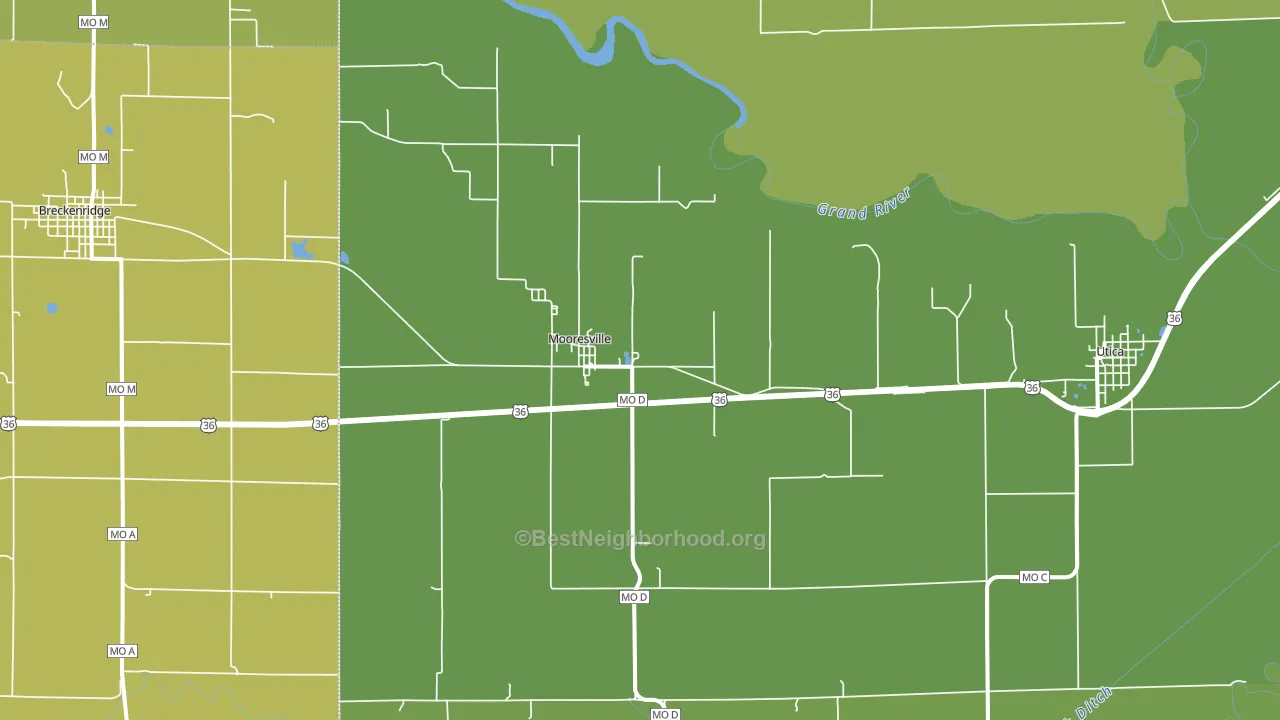 64664, MO block-group voter-turnout map